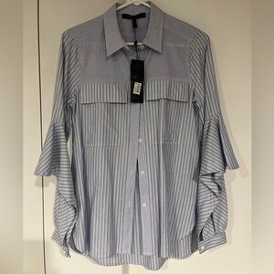 BCBGMAXAZRIA Botton Down Blouse